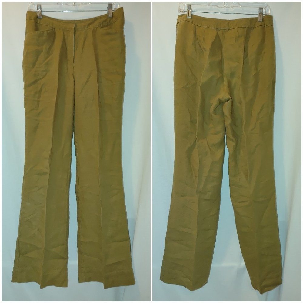 J. Jill Linen Casual Trouser Pants Genuine Fit